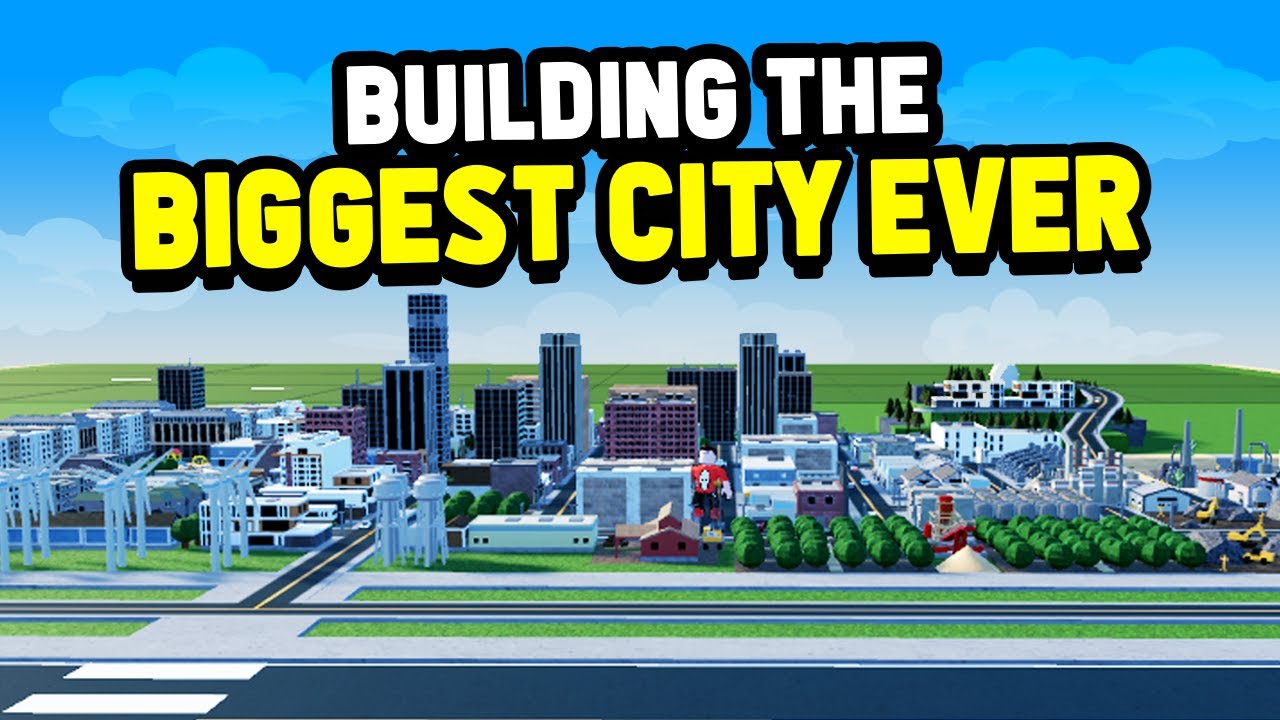 Building The BIGGEST CITY Ever in Mini Cities 2