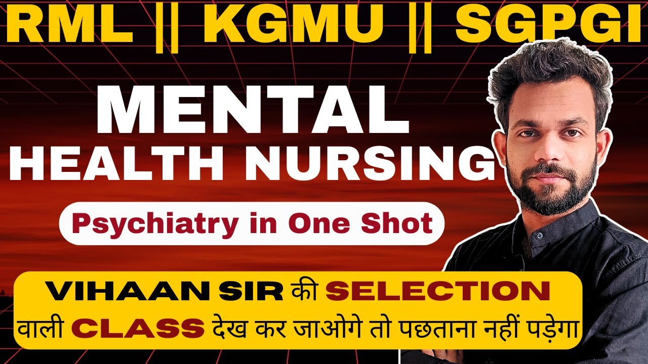 Psychiatric Sure Question-RML || KGMU || SGPGI 