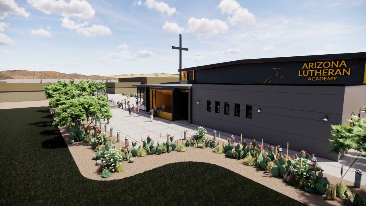 AZ Lutheran Phase 2 Gym Flythrough by MOR Studios