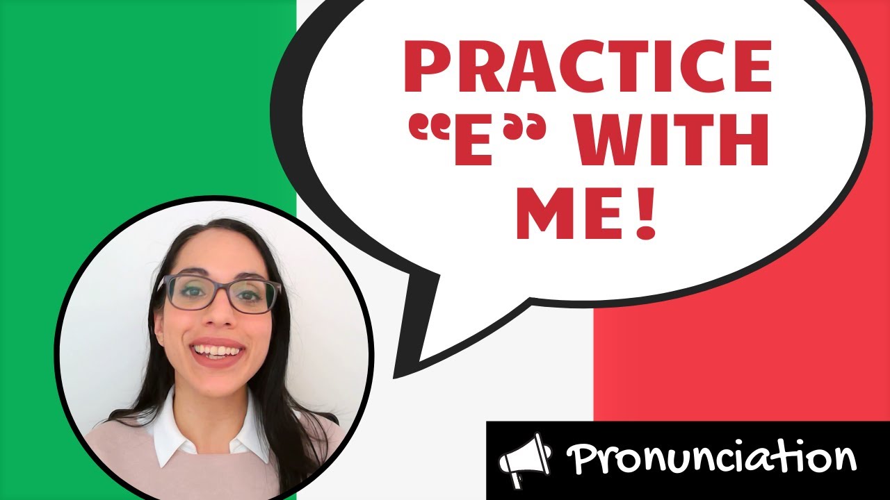 HOW TO PRONOUNCE the CLOSED E sound in Italian | LEARN ITALIAN