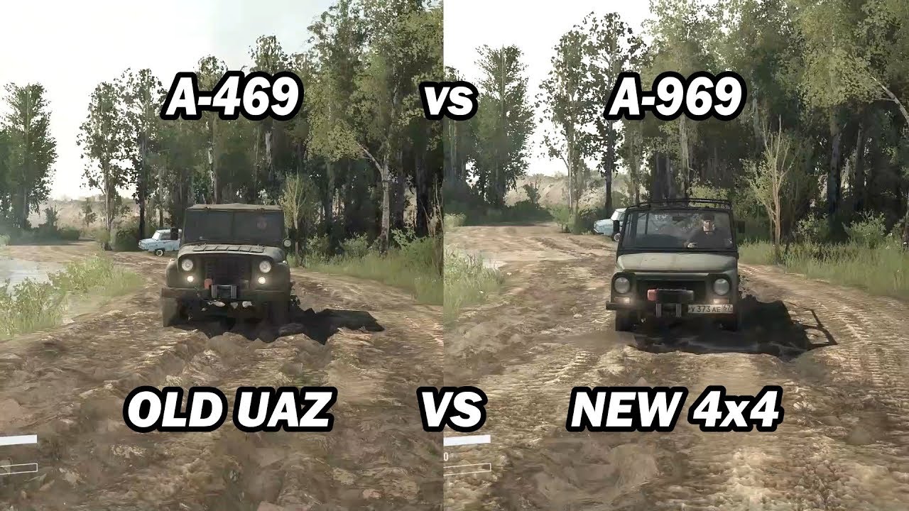 Spintires Mudrunner A 469 vs A 969 | Best A class Vehilcle