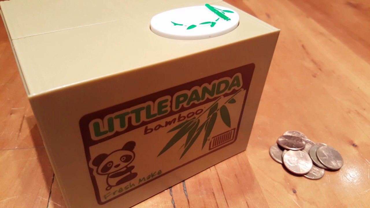 Panda Bear Stealing Penny Coin Bank Review