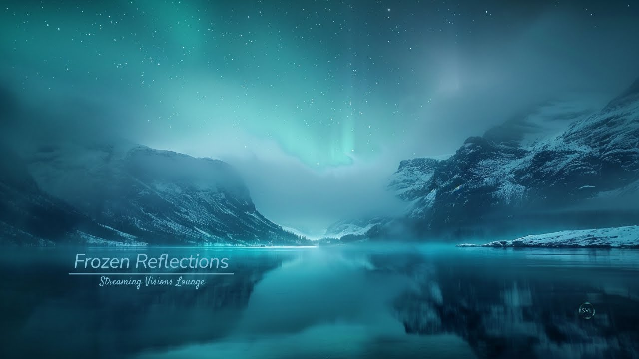 Frozen Lake Reflections - Winter Ambience for Relaxation & Focus - 2 h
