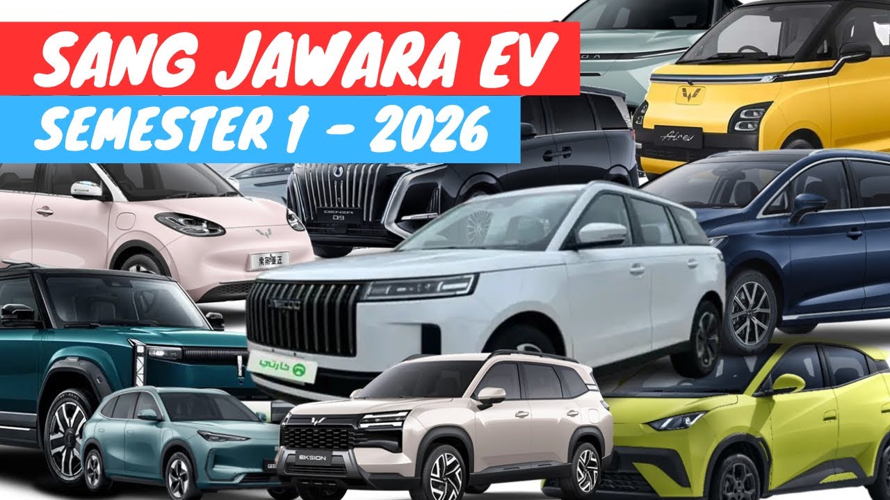 15 Mobil Listrik Terlaris Semester 1 2026 Indonesia