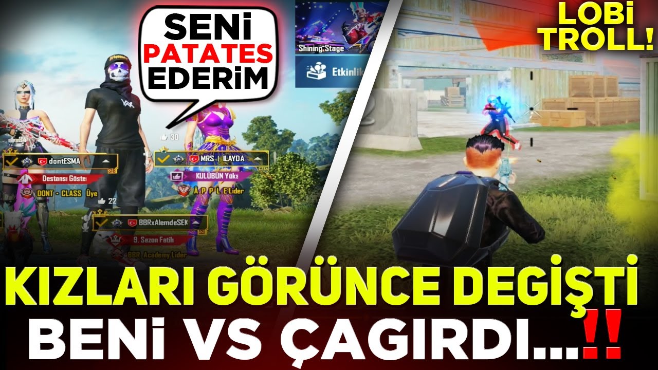 SEKO'YA AĞIR KIŞKIRTMA!!! KIZLARI GÖRÜNCE HEMEN DEĞİŞTİ, VS ÇAĞIRDI ! / PUBG MOBİLE TROLL