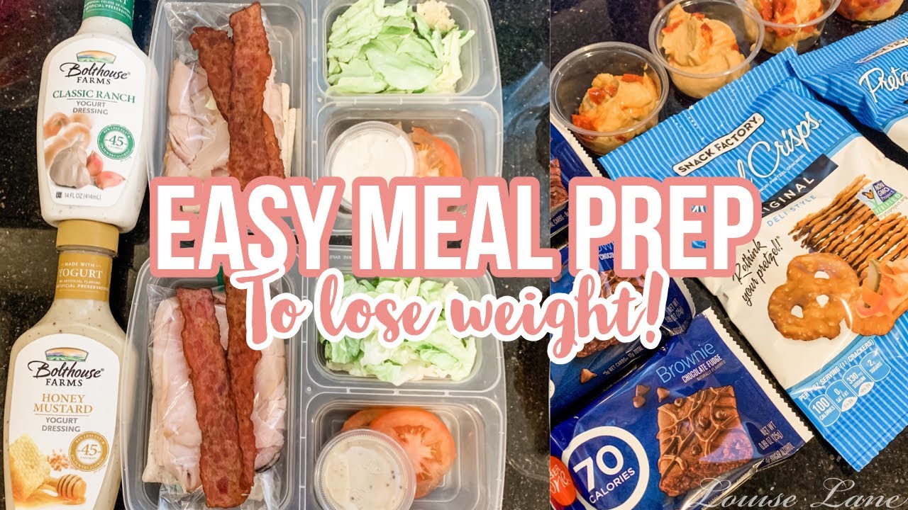 MEAL PREP TO LOSE WEIGHT & HEALTHY GROCERY HAUL | PANCAKE BAKE & TURKEY BACON CLUB WRAPS