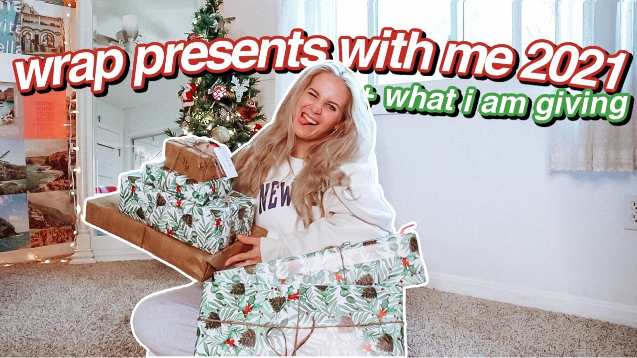 WRAP PRESENTS WITH ME 2021 + what I’m GIVING for christmas this year!