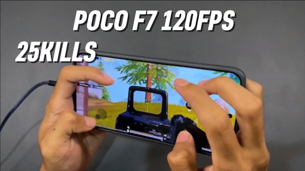 TES PUBG POCO F7 120FPS 25KILLS 🔥 #pubgmobile #pubghandcam #pocof7pubg #bgmi #gameplaypubg