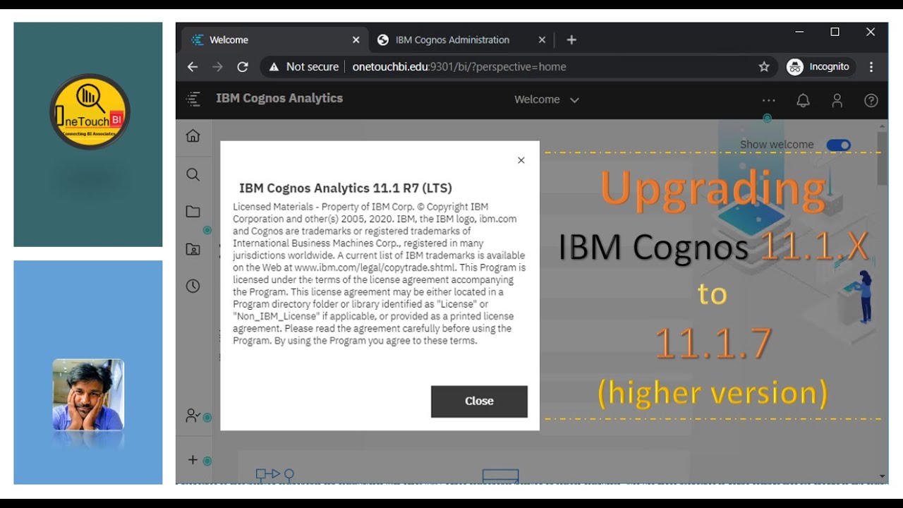 IBM Cognos 11 - Admin | Upgrade 11x to Higher Version 11.1.7 (Latest) | OneTouchBI