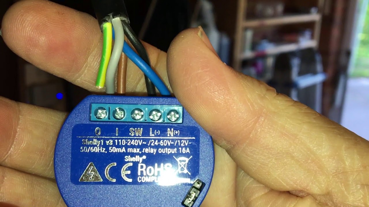 Automate Hormann Promatic garage door with Shelly1 for home assistant