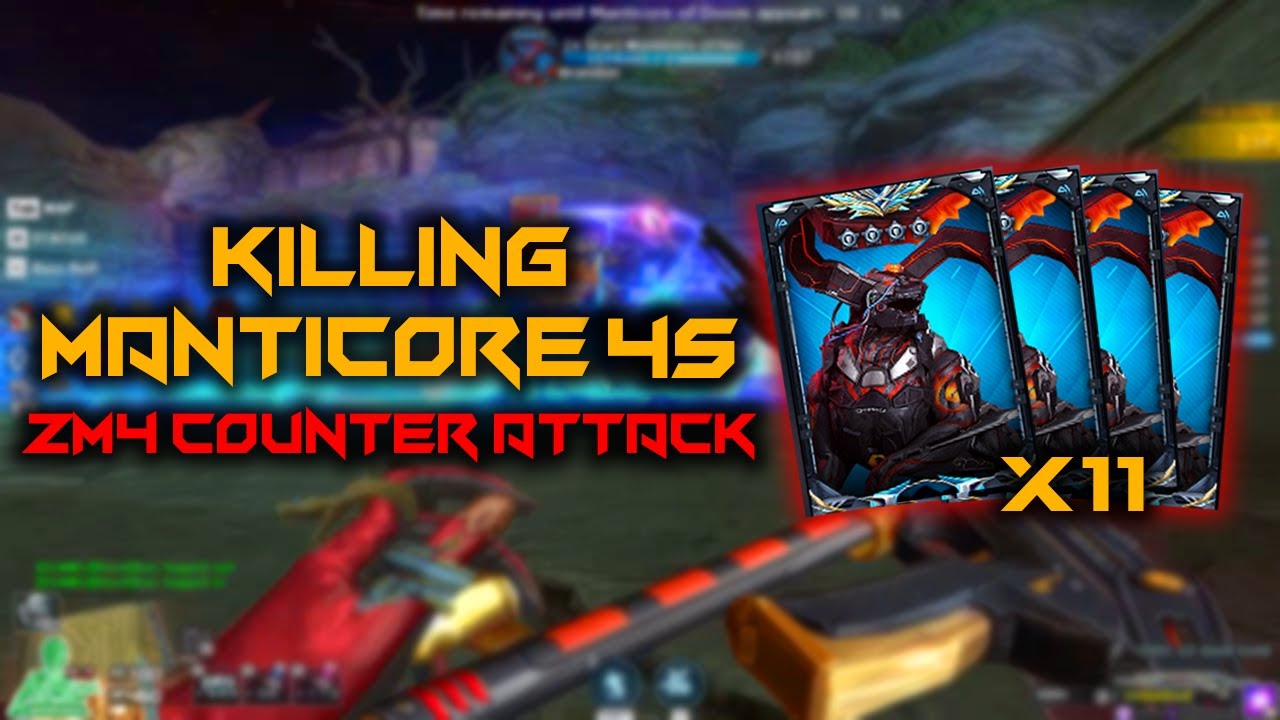 Crossfire West : killing 11 cards of manticore 4s - ZM4 Counter Attack