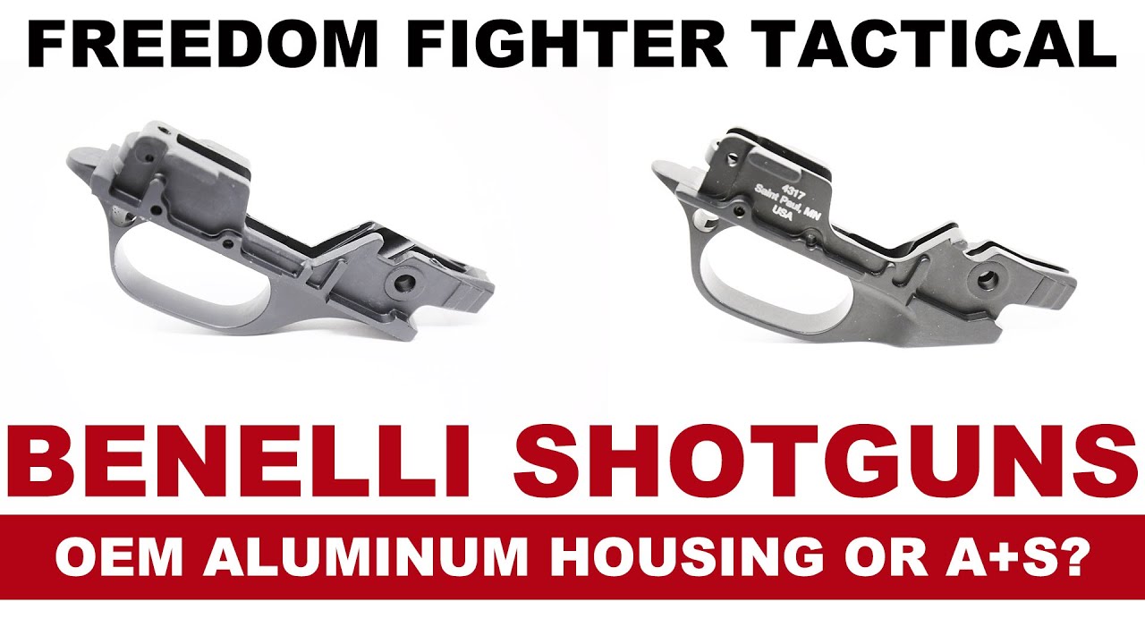Benelli M4 Trigger Housing Upgrade:  Which to Choose - OEM or A&S Shotguns Aluminum Housings?