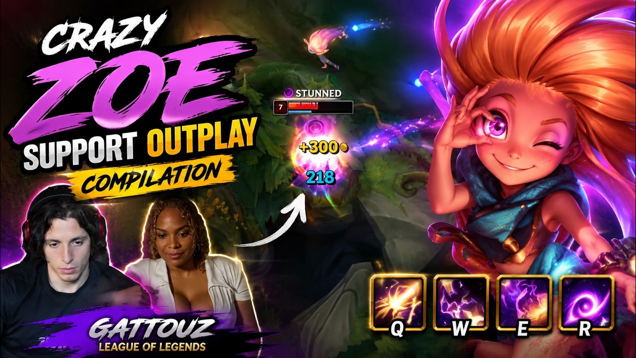 CRAZY Zoe Support Outplay Compilation | Gattouz League of Legends