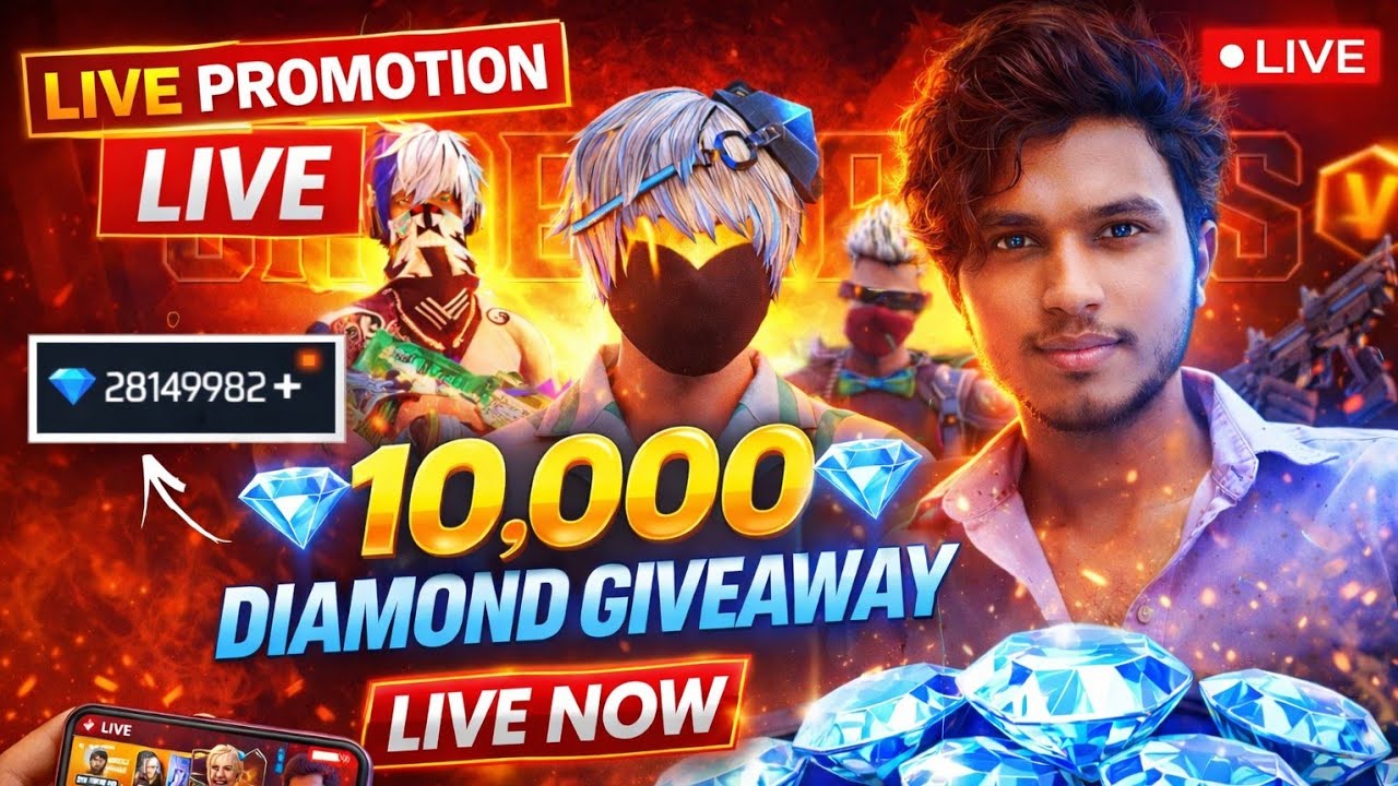 0 SUB TO 1K SUBSCRIBE 😀 & GIVE AWAY 💎✅ || FREE FIRE 🔥 LIVE PROMOTION