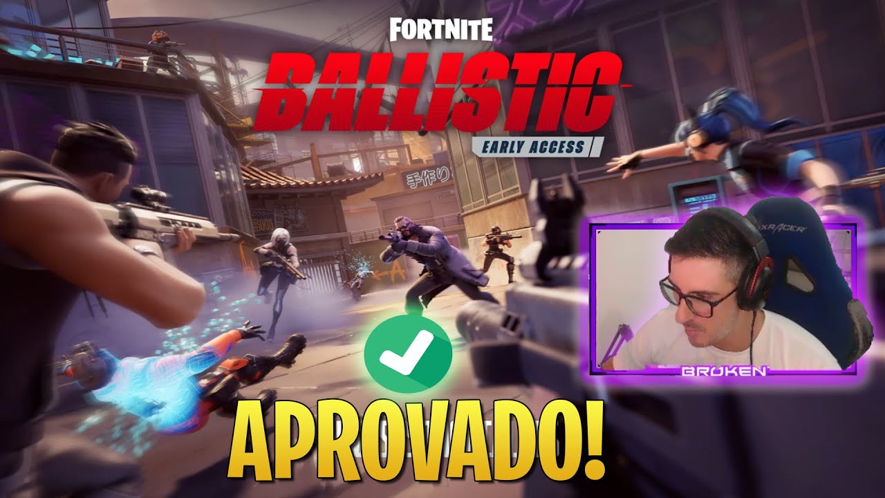 Testei o NOVO modo BALLISTIC do FORTNITE! é BOM!