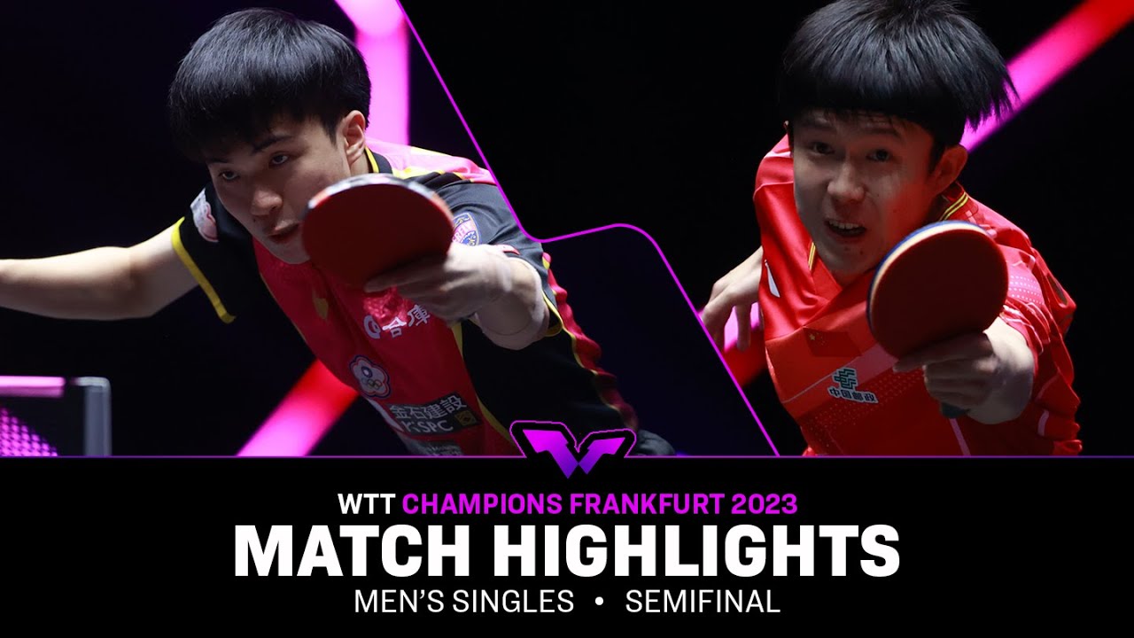 Lin Yun-Ju vs Wang Chuqin | MS SF | WTT Champions Frankfurt 2023