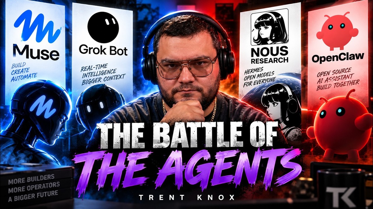 The Battle of the AI Agents: Muse vs Grok Bot vs Hermes vs OpenClaw