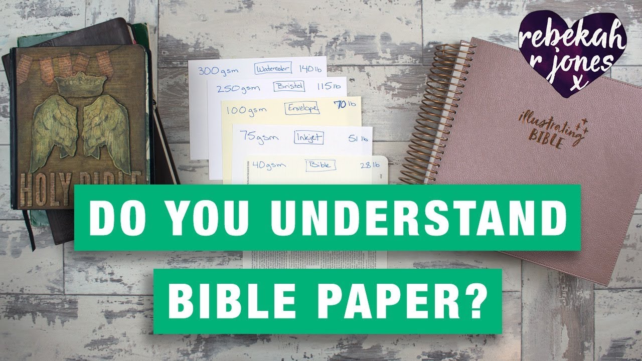 Journaling Bible Paper 101 - What You Need To Know