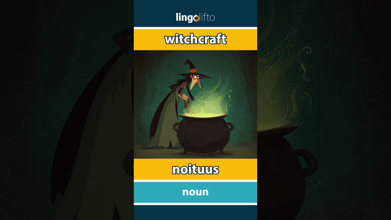 🇬🇧🇫🇮 witchcraft - noituus : learn English : opetellaan englantia : vocabulary builder