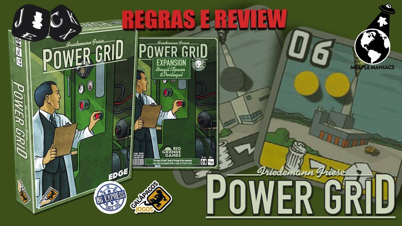 Jack Explicador - Power Grid - Review e Regras
