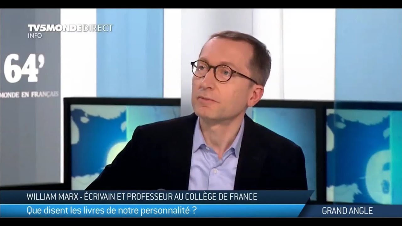 Littérature : entre amour et haine ? William Marx du Collège de France