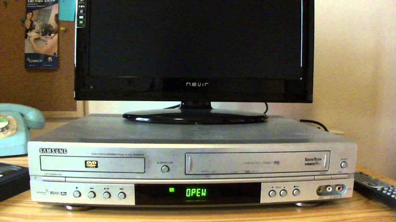 Prueba funcionamiento videograbador Samsung SV-DVD3E