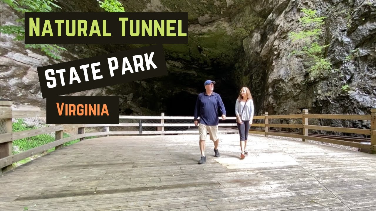 NATURAL TUNNEL STATE PARK, VIRGINIA (Hiking down to the Tunnel with beautiful views)
