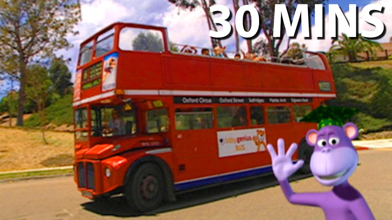 Wheels On The Bus Song 30 Minutes Full DVD Sing Along | Nursery Rhymes Kids Songs | From Baby Genius