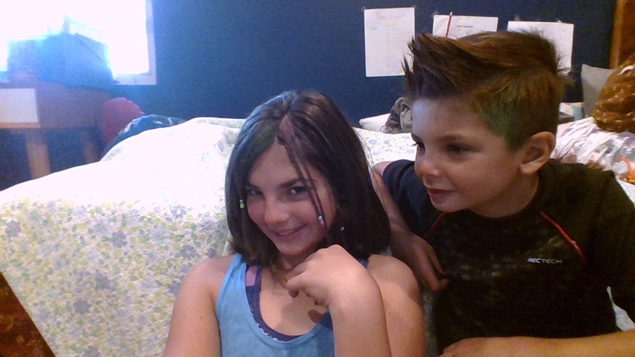 Using Hair Chalk With My Brother & Sister