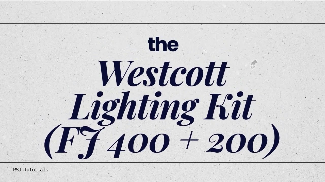 Westcott Lighting Kit (FJ 400 + 200) TUTORIAL | Reynolds School of Journalism