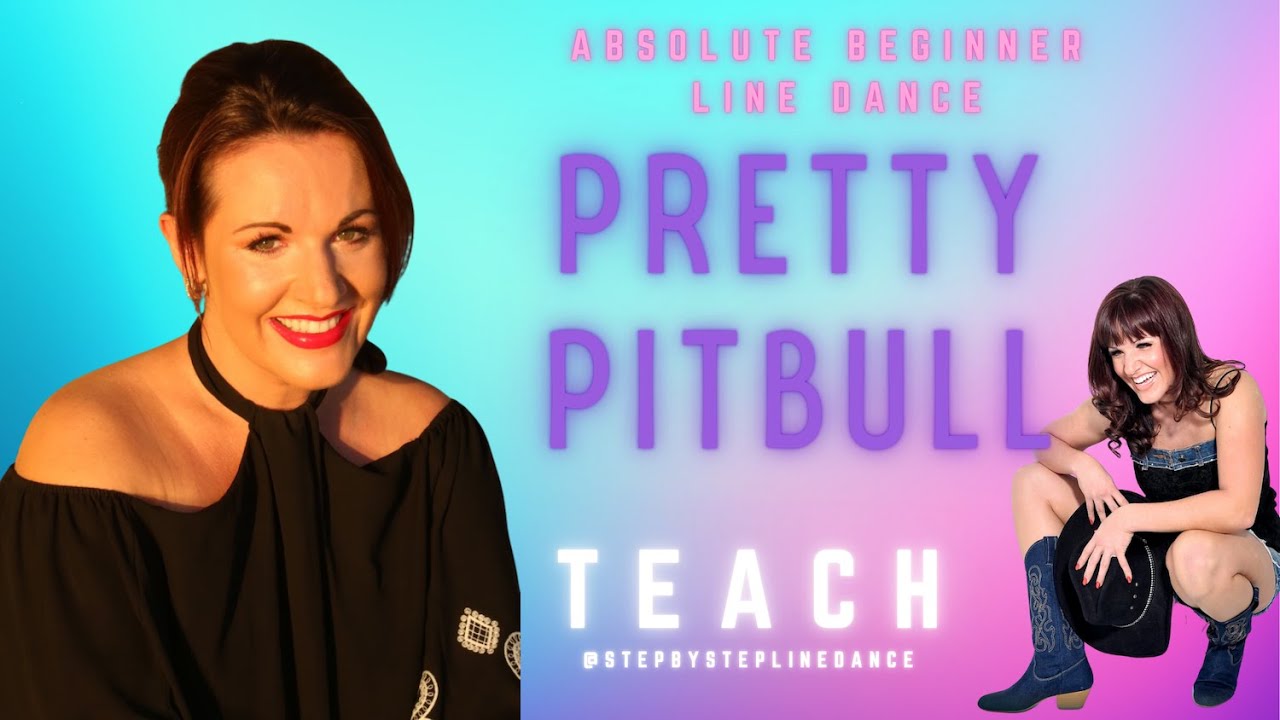 Урок линейных танцев PRETTY PITBULL для начинающих, хореография Рэйчел МакЭнани-Уайт #linedance