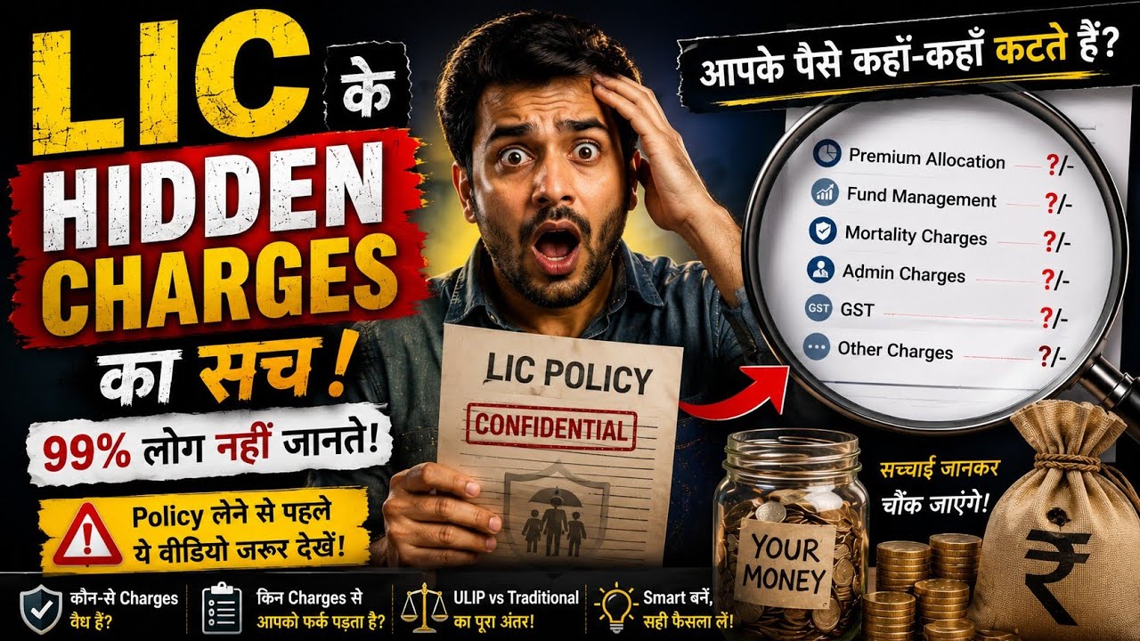 LIC Hidden Charges Explained 2026 | LIC Policy का सच | LIC Premium में कौन-कौन से Charges होते हैं? 