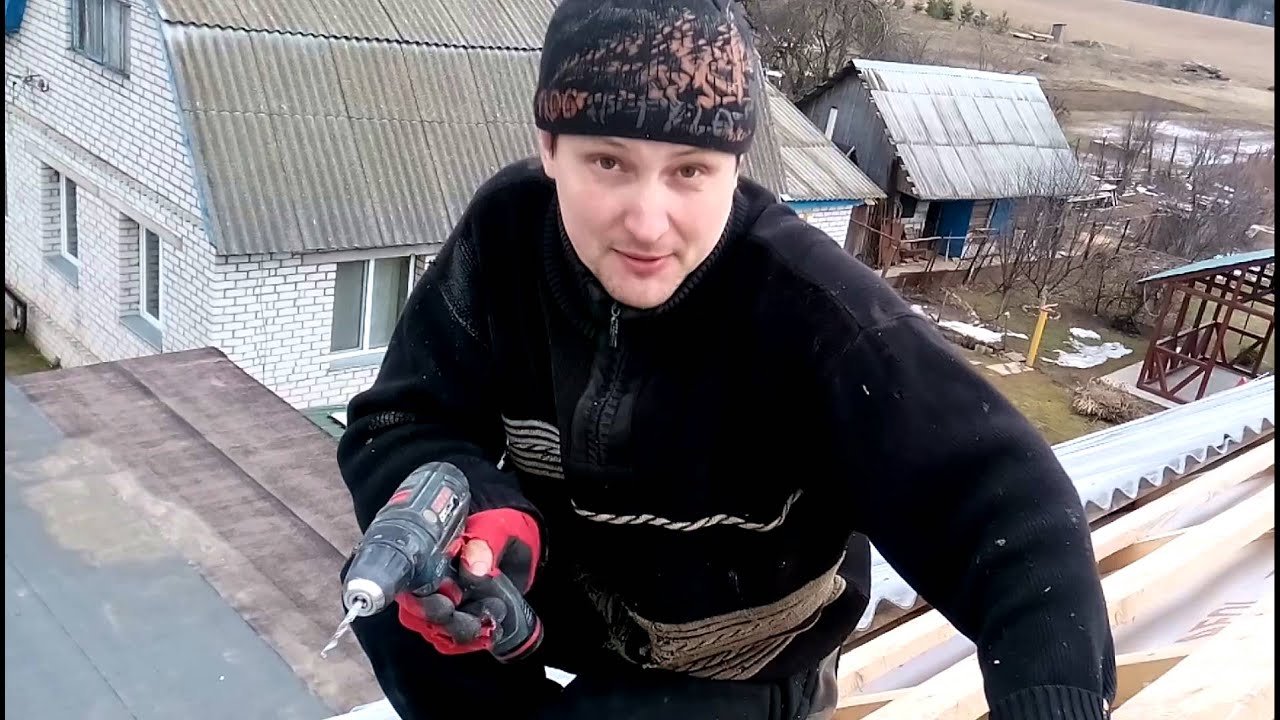 Как самостоятельно накрыть крышу шифером