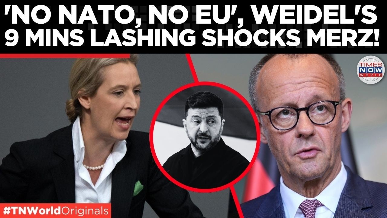 'ZELENSKY MUST PAY!' AfD Leader Alice Weidel DESTROYS Merz Over Nord Stream & Ukraine Funding!