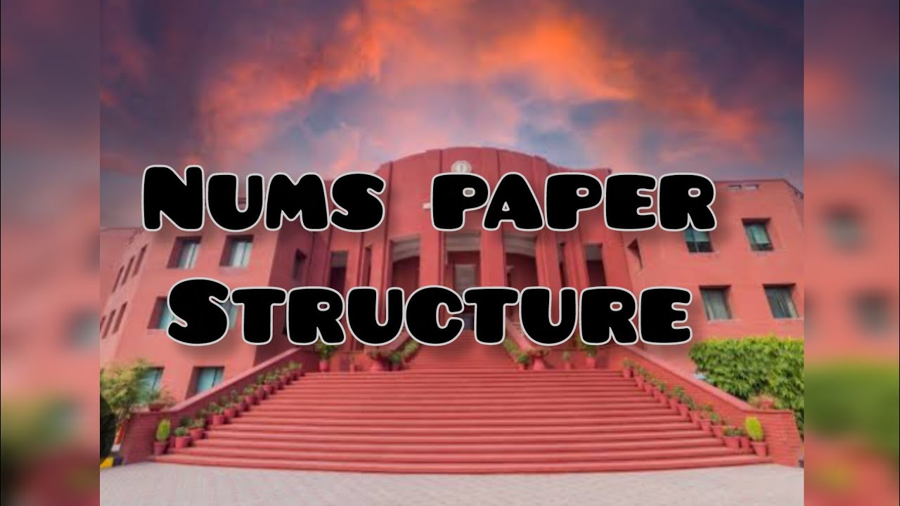 NUMS paper pattern #nums prep