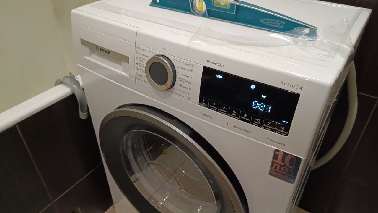 Стиральной машины Bosch 4 серии. Отличный внешний вид. Хороший функционал. Сборка Россия.