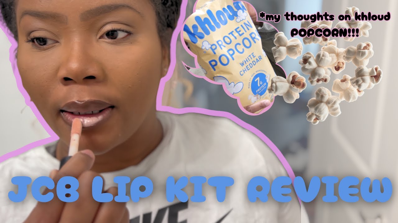 Snacks & Glossy Lips 💕 Reviewing Khloud by Khloé & Jayda Wayda Beauty