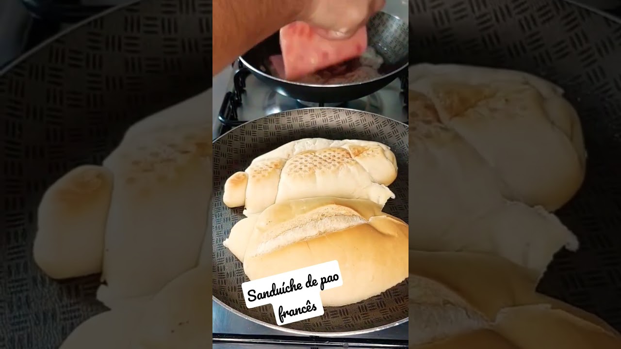 sanduíche rápido de frigideira com