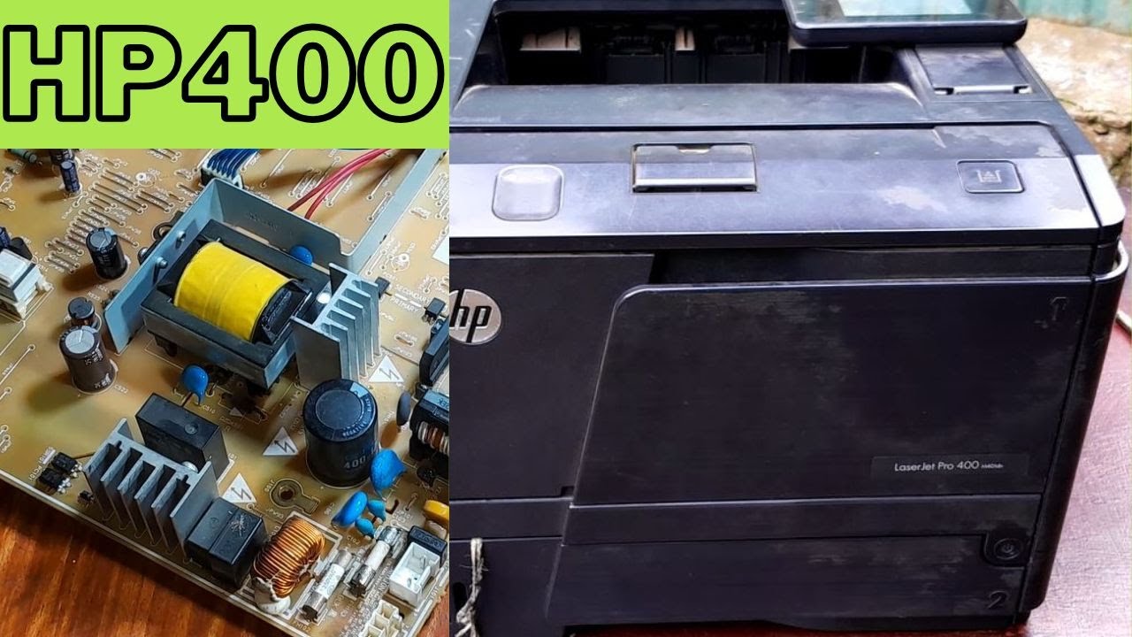 HP LASER JET PRO400 M401DN POWER BOARD REPAIR. | | THE POWER IS NOT TURNING ON | | ፓወር ሰፕላዩ ፀጥ ያለ ||