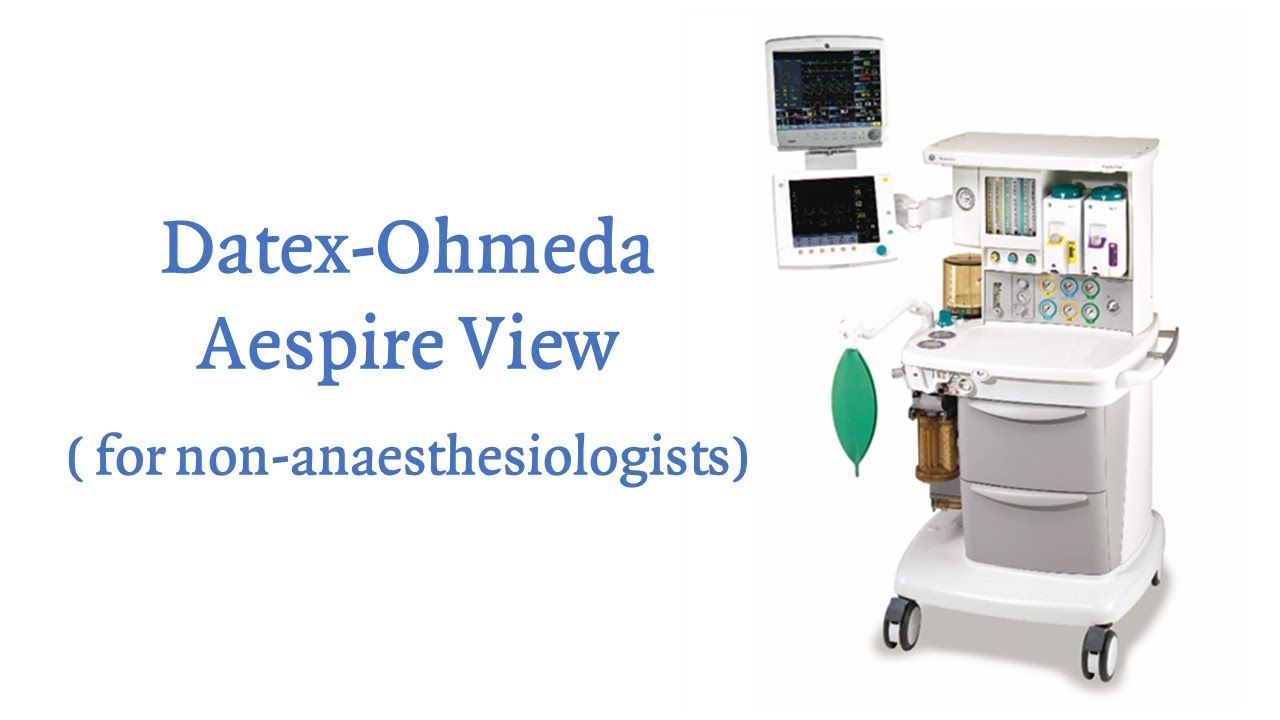 Datex-Ohmeda Aespire for non-anaesthesiologists