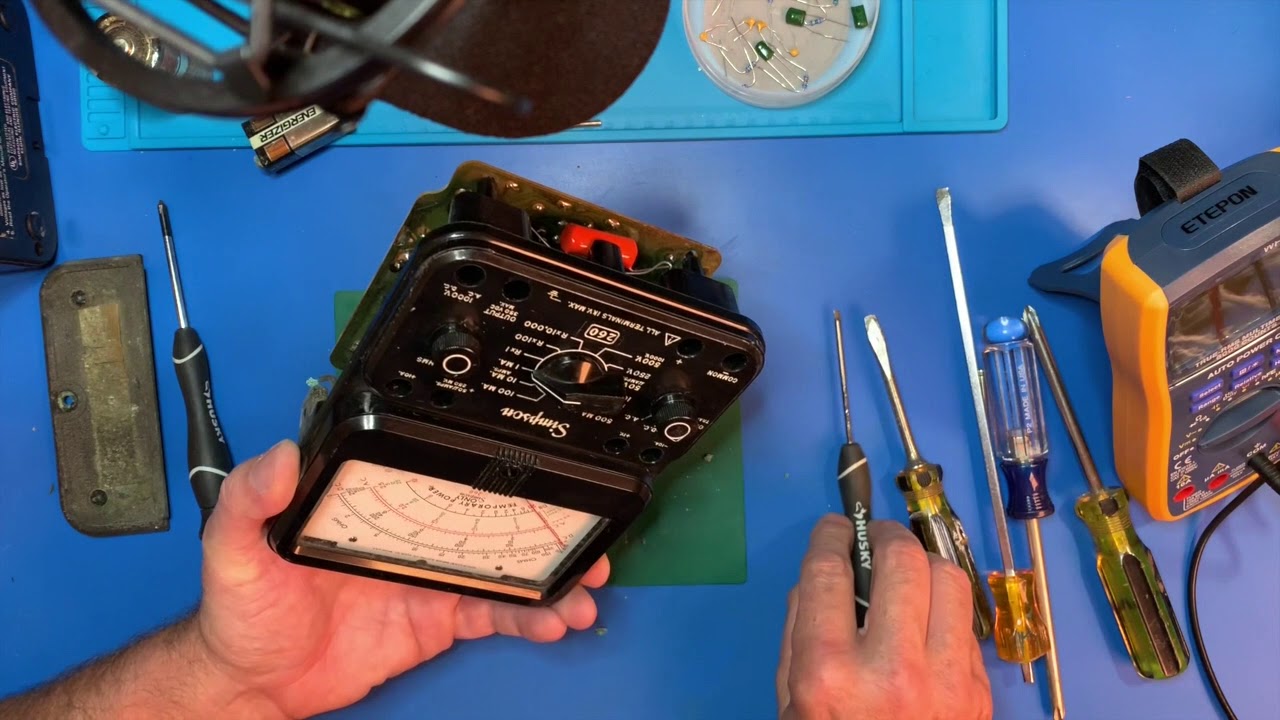 SIMPSON ANALOG MULTIMETER REPAIR - PART 1