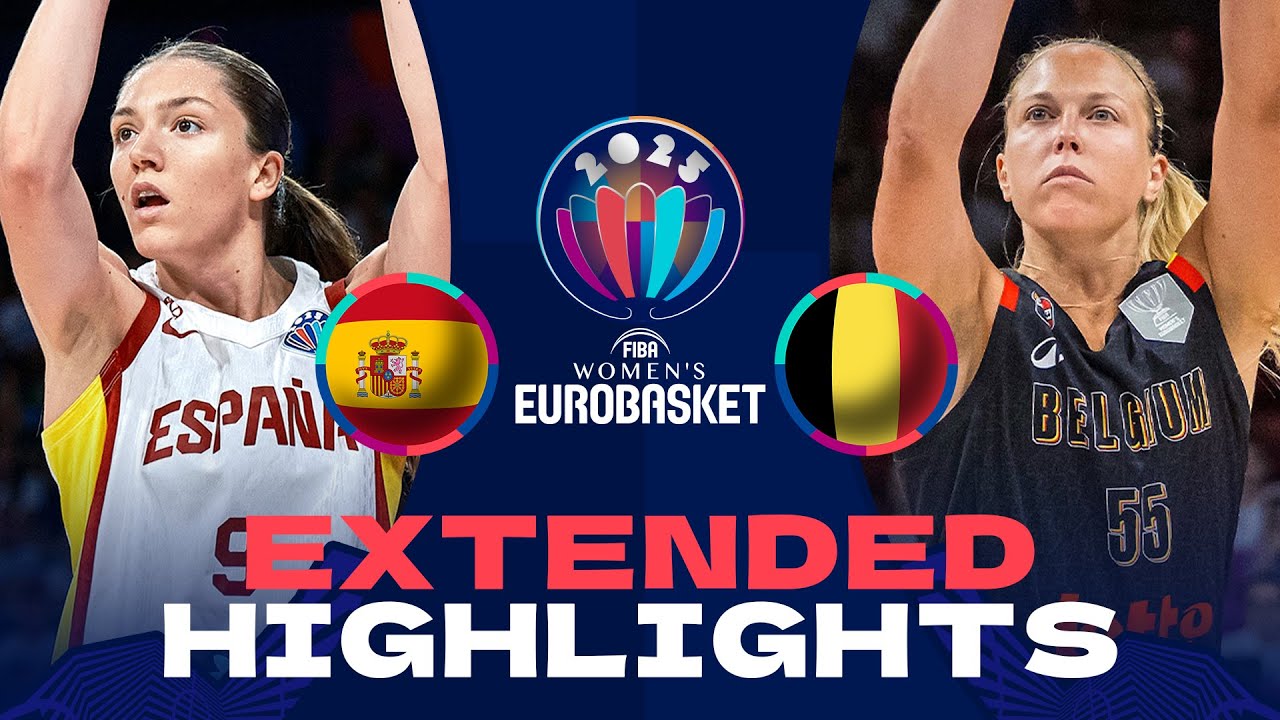 Spain 🇪🇸 vs Belgium 🇧🇪 | Extended Highlights | FIBA EuroBasket Women 2025