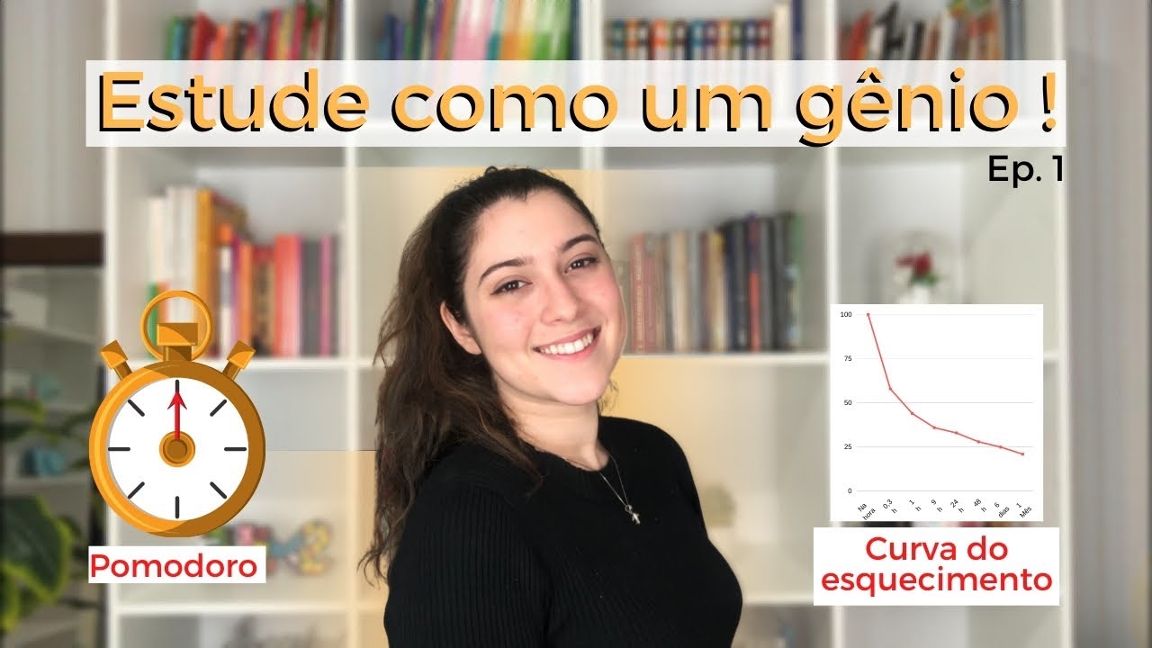 Técnica POMODORO & Curva do esquecimento | Estude como um GÊNIO Ep.1 | By: Letícia Santos