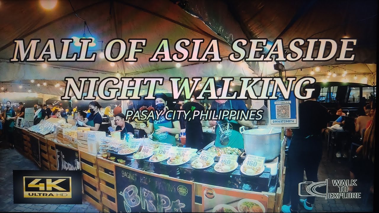 MALL OF ASIA  SEASIDE 4K🇵🇭 WALKING TOUR| WALK TO EXPLORE #mallofasia #moa