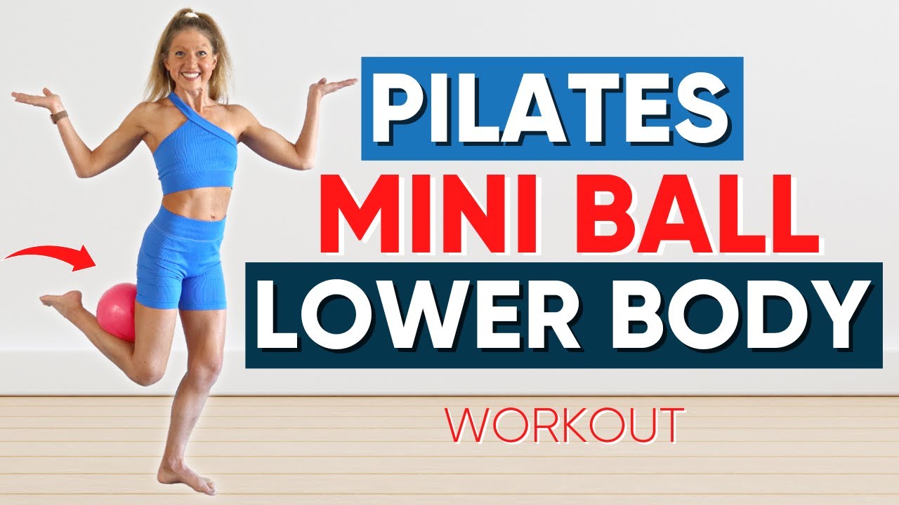 Pilates mini ball lower body workout (KNEE FRIENDLY!)