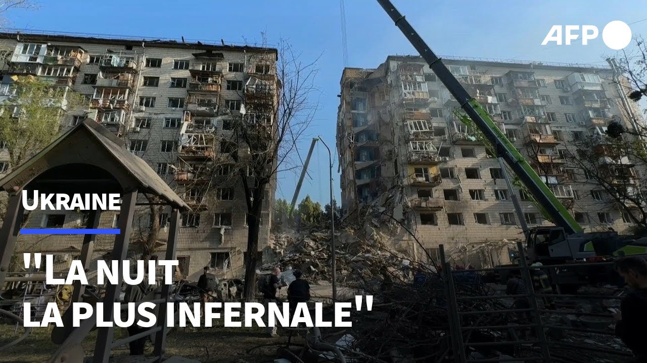 Ukraine: 14 morts à Kiev, Zelensky dénonce 