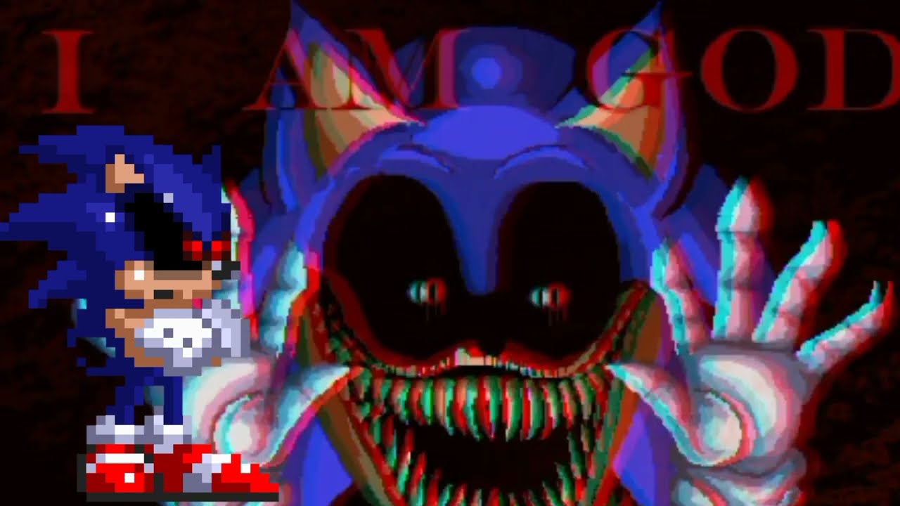 exterior juega sonic.exe one more time