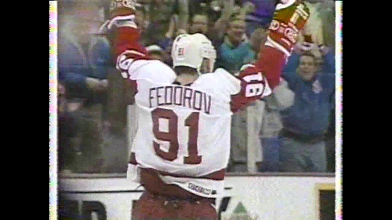 91 Minutes of Sergei Fedorov's Best Goals & Assists (Regular Season - Detroit Red Wings)