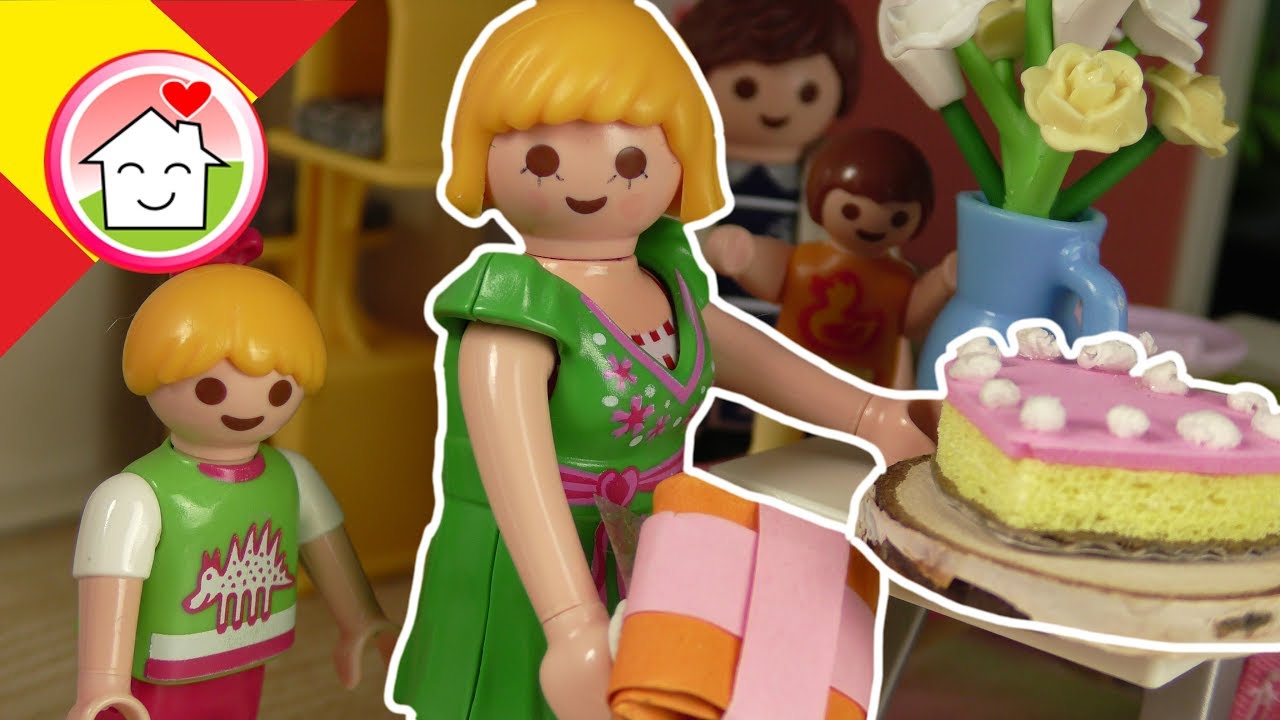 Playmobil en español Mega Pack: historias con mamá en el Día de la Madre - La familia Hauser