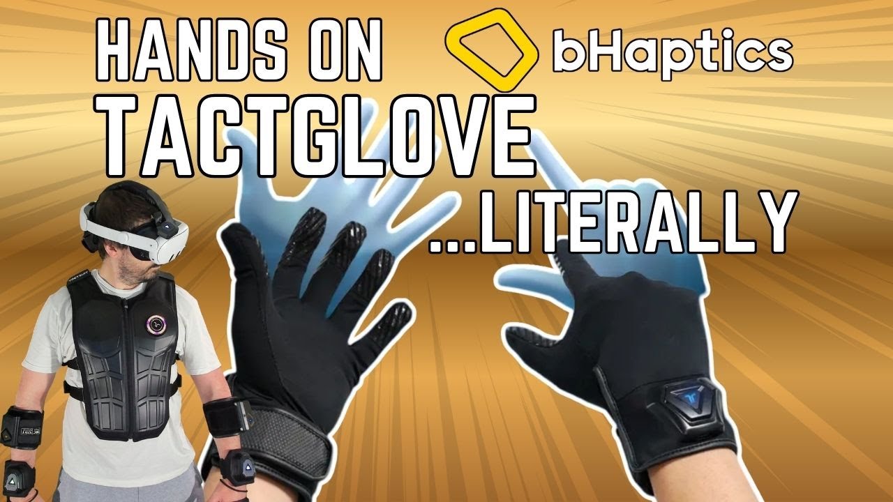 GIVEAWAYS & Hands on bHaptics TactGlove, Literally! Every Haptic Gloves Supported Game DK2 